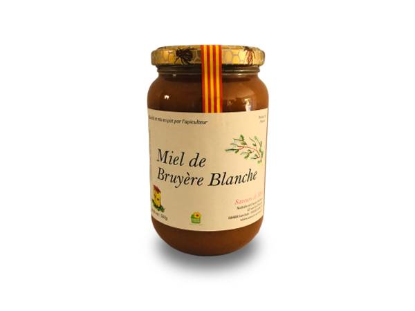 Pot de miel de bruyère blanche à vendre à Perpignan 66
