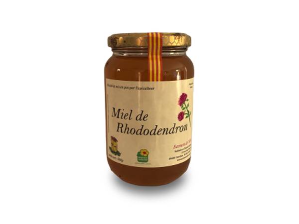 Pot de miel de rhododendron à vendre à Perpignan 66
